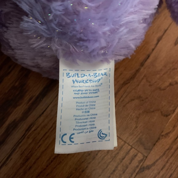 Build A Bear Anna Disney Frozen Purple Sparkle 16" Plush Soft Toy - Picture 4 of 4